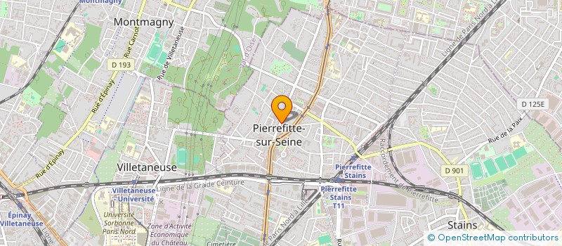 localisation de l'entreprise MADAME GUISLAINE LASSALLE à PIERREFITTE-SUR-SEINE