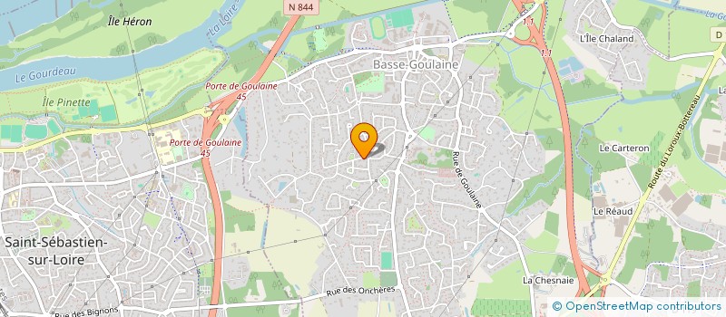 localisation de l'entreprise MADAME GUISLAINE RAFFRAY à BASSE-GOULAINE