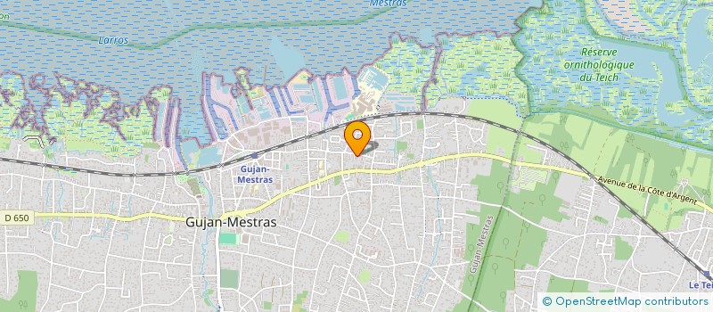 localisation de l'entreprise MADAME GUISTINA DA ROS  GUJAN-MESTRAS