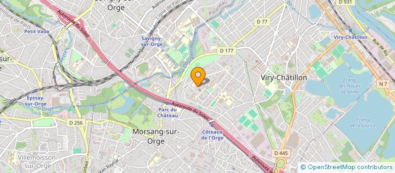 localisation de l'entreprise MADAME GUIVERLINE DELANCE à VIRY-CHATILLON