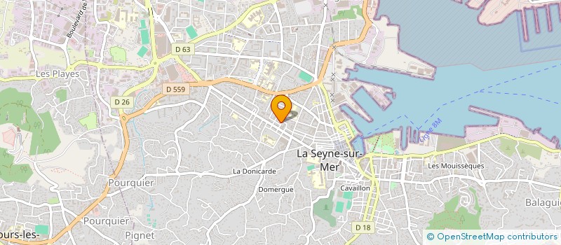 localisation de l'entreprise MADAME GUIZI DELHAYE  LA SEYNE-SUR-MER