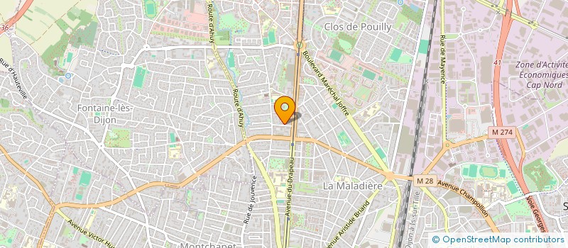 localisation de l'entreprise MADAME GUL YIGIT  DIJON