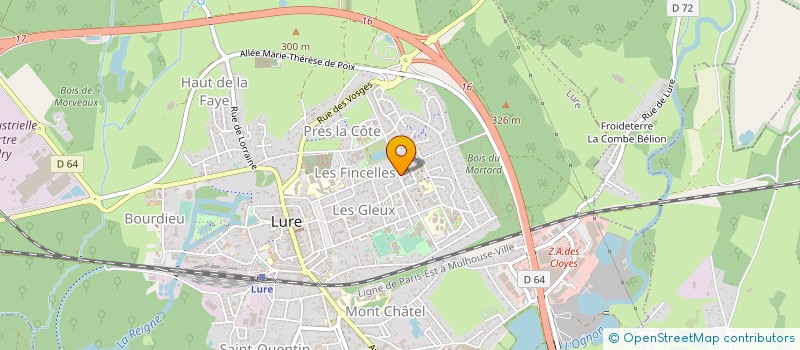 localisation de l'entreprise MADAME GULAY ODEMIS  LURE