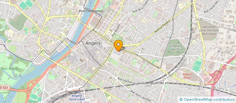 localisation de l'entreprise MADAME GULAY OZTURK  ANGERS