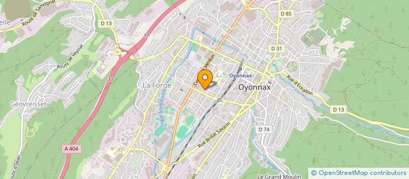 localisation de l'entreprise MADAME GULBEYAZ FIDAN à OYONNAX