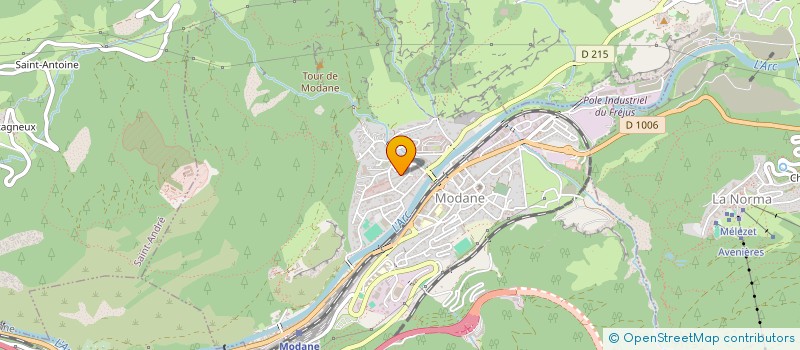 localisation de l'entreprise MADAME GULCIHAN DEMIREL à MODANE