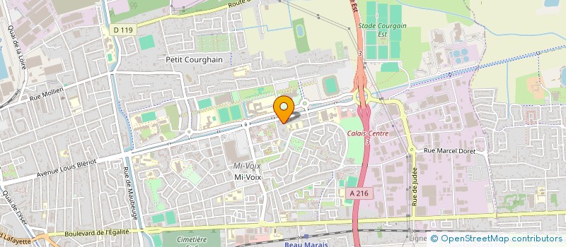 localisation de l'entreprise MADAME GULDEN KARAASLAN  CALAIS