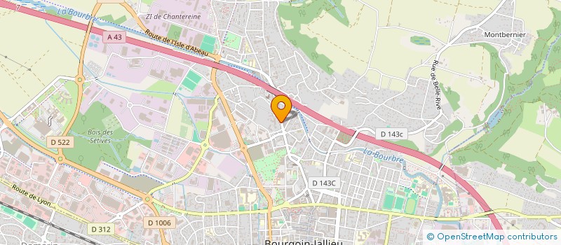 localisation de l'entreprise MADAME GULDESTE KOLVER  BOURGOIN-JALLIEU