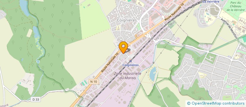 localisation de l'entreprise MADAME GULIANE LE ROUX à COIGNIERES