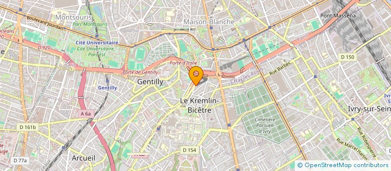 localisation de l'entreprise MADAME GULIN BOYACI  LE KREMLIN-BICETRE