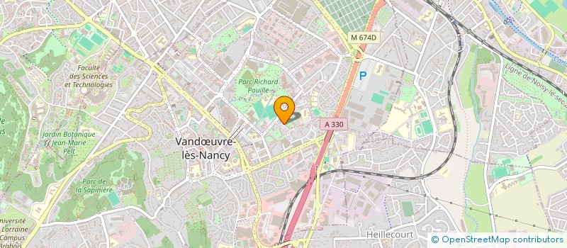 localisation de l'entreprise MADAME GULIZAR M MAMEDOVA  VANDUVRE-LES-NANCY