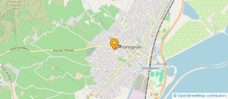 localisation de l'entreprise MADAME GULKA IVANOVA à FRONTIGNAN