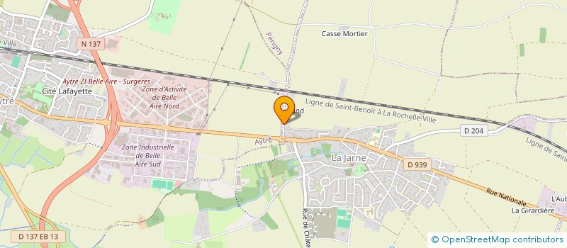 localisation de l'entreprise MADAME GULLU KAPLAN  LA JARNE