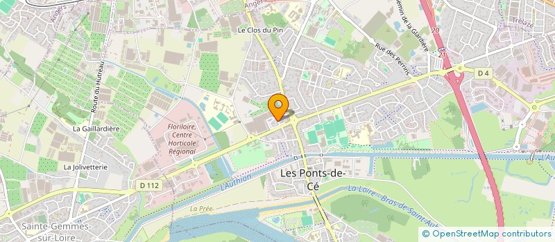 localisation de l'entreprise MADAME GULNARA RASULOVA  LES PONTS-DE-CE