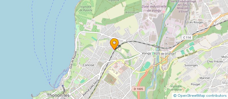 localisation de l'entreprise MADAME GULSAH GUREL à THONON-LES-BAINS