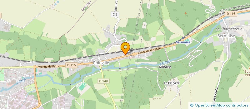 localisation de l'entreprise MADAME GULSAH ILKUCAN  ROINVILLE