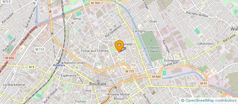 localisation de l'entreprise MADAME GULSAH KOC  ROUBAIX