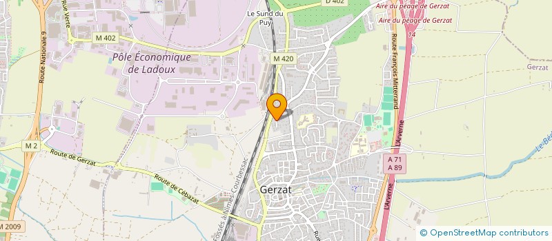 localisation de l'entreprise MADAME GULSEHER CELIK à GERZAT