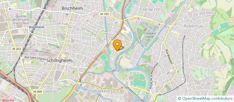 localisation de l'entreprise MADAME GULSEREN KORKMAZ  SCHILTIGHEIM