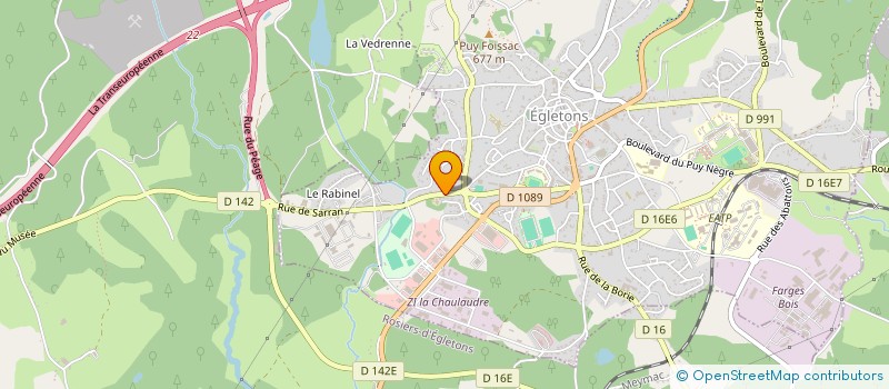 localisation de l'entreprise MADAME GULSINEM DEMIREL à EGLETONS