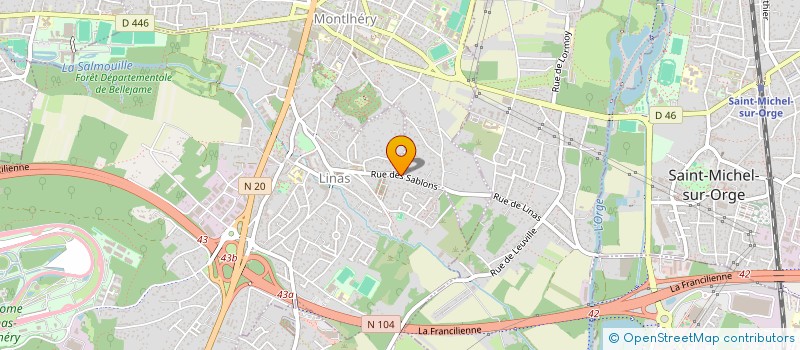 localisation de l'entreprise MADAME GULSUN SENGUL à LINAS