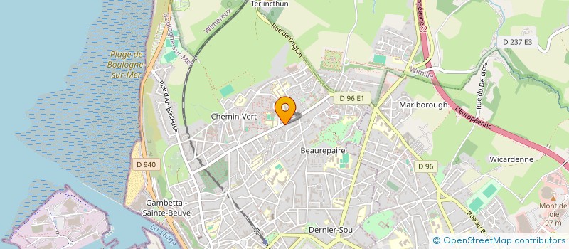 localisation de l'entreprise MADAME GULTEN CEKEN à BOULOGNE-SUR-MER