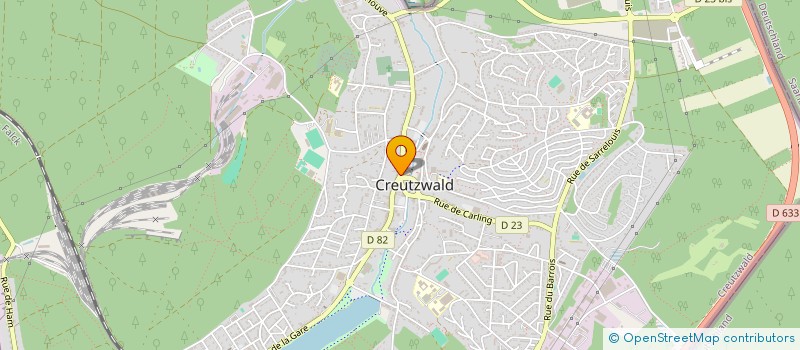 localisation de l'entreprise MADAME GULTEN TEKBAS  CREUTZWALD