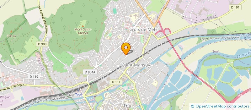 localisation de l'entreprise MADAME GUNAY CAKMAK  TOUL