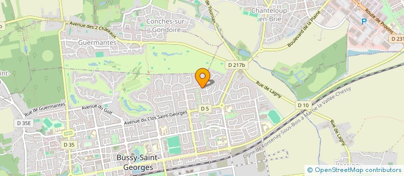 localisation de l'entreprise MADAME GUNDULA EISELE  BUSSY-SAINT-GEORGES