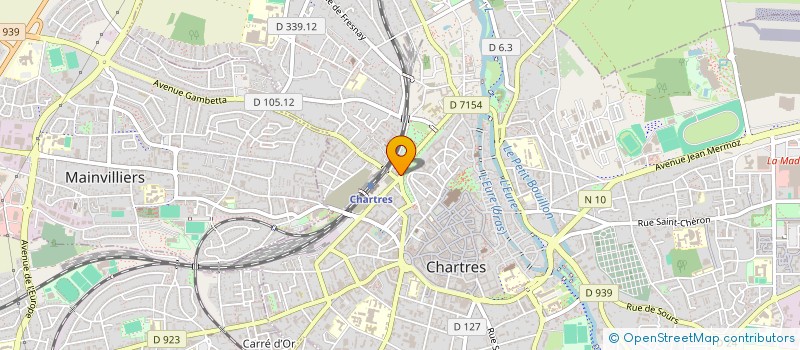localisation de l'entreprise MADAME GUO WANG à CHARTRES