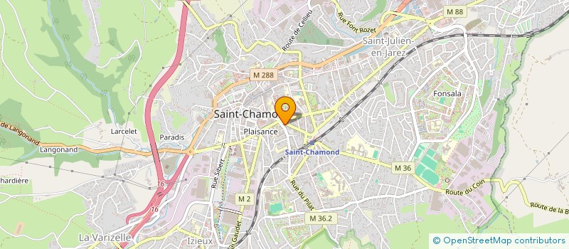 localisation de l'entreprise MADAME GURBET ALADAG à SAINT-CHAMOND