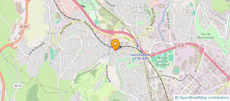 localisation de l'entreprise MADAME GUY BARDOT  SAINT-PRIEST-EN-JAREZ