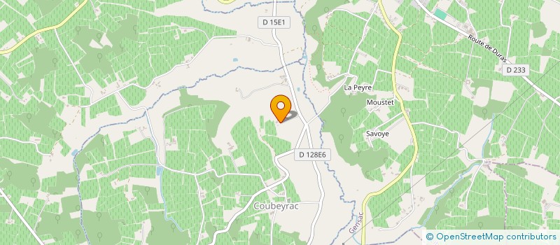 localisation de l'entreprise MADAME GUY BAYLE  COUBEYRAC