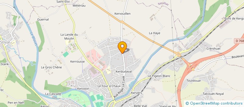 localisation de l'entreprise MADAME GUY LE NILLON  PONTIVY