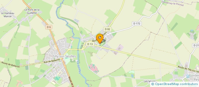 localisation de l'entreprise MADAME GUY LECHEVALLIER à TILLY-SUR-SEULLES