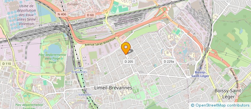 localisation de l'entreprise MADAME GUY N'DIAYE  LIMEIL-BREVANNES