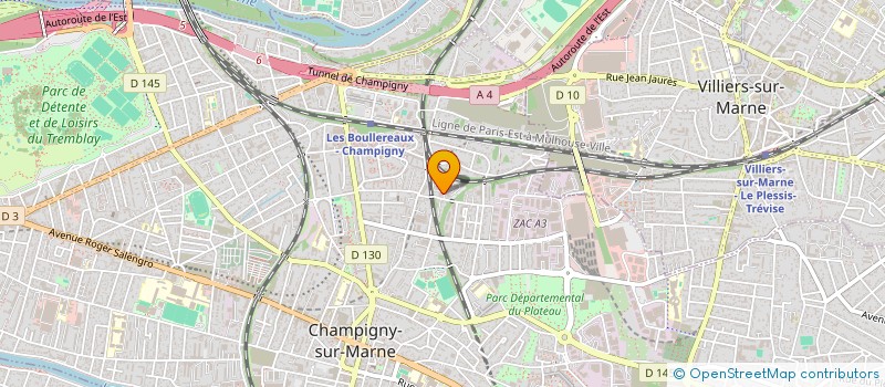 localisation de l'entreprise MADAME GUYANE YOUMBI à CHAMPIGNY-SUR-MARNE