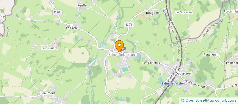 localisation de l'entreprise MADAME GUYLAINE ARNAULT  SAINT-SEBASTIEN