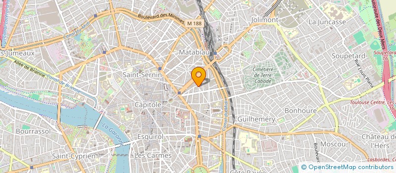 localisation de l'entreprise MADAME GUYLAINE BAREILLE  TOULOUSE