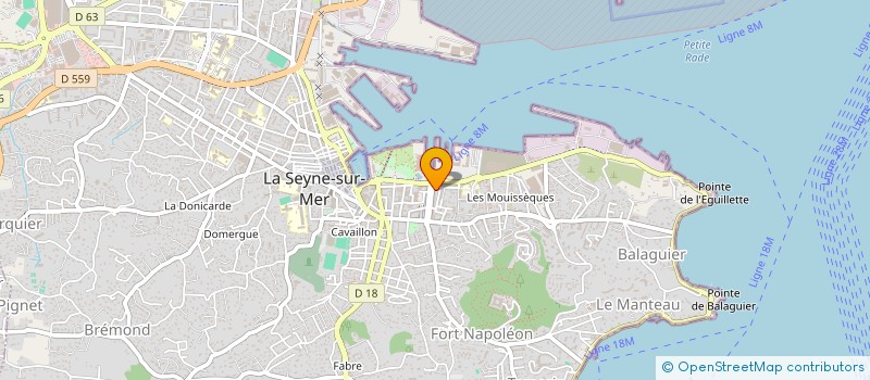 localisation de l'entreprise MADAME GUYLAINE BOUIGES à LA SEYNE-SUR-MER