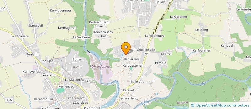 localisation de l'entreprise MADAME GUYLAINE BOULIC  TREMEVEN