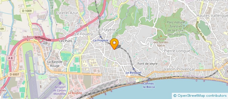 localisation de l'entreprise MADAME GUYLAINE BOURNAZEL à CANNES
