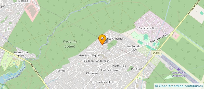 localisation de l'entreprise MADAME GUYLAINE BOUSQUET  ANDERNOS-LES-BAINS