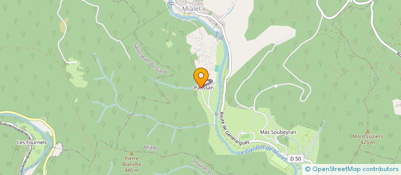 localisation de l'entreprise MADAME GUYLAINE BURGAT  TORNAC