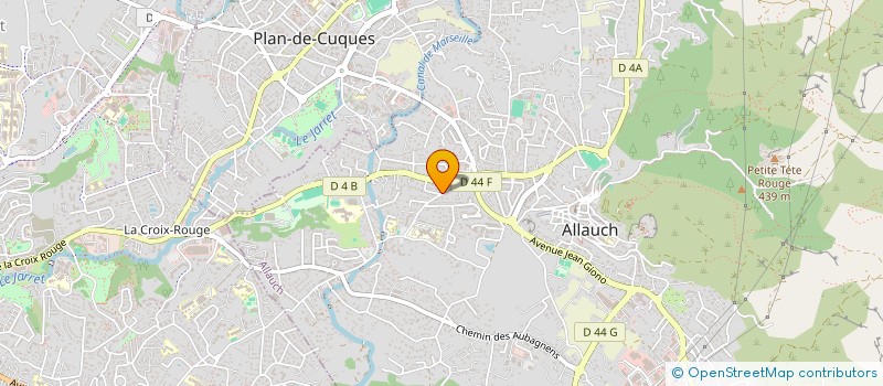 localisation de l'entreprise MADAME GUYLAINE CANCOUET  ALLAUCH