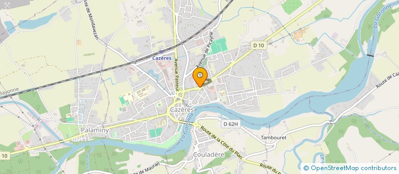 localisation de l'entreprise MADAME GUYLAINE CARRERE  CAZERES