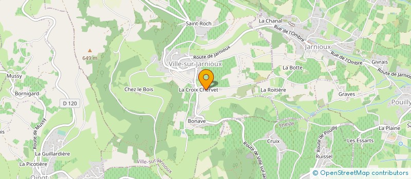 localisation de l'entreprise MADAME GUYLAINE CATIN  PORTE-DES-PIERRES-DOREES