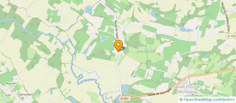 localisation de l'entreprise MADAME GUYLAINE CAZADE  SAINTE CHRISTIE D'ARMAGNAC