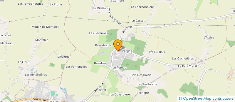 localisation de l'entreprise MADAME GUYLAINE CERF  MORAGNE