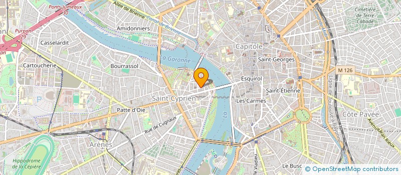 localisation de l'entreprise MADAME GUYLAINE CERVERA  TOULOUSE